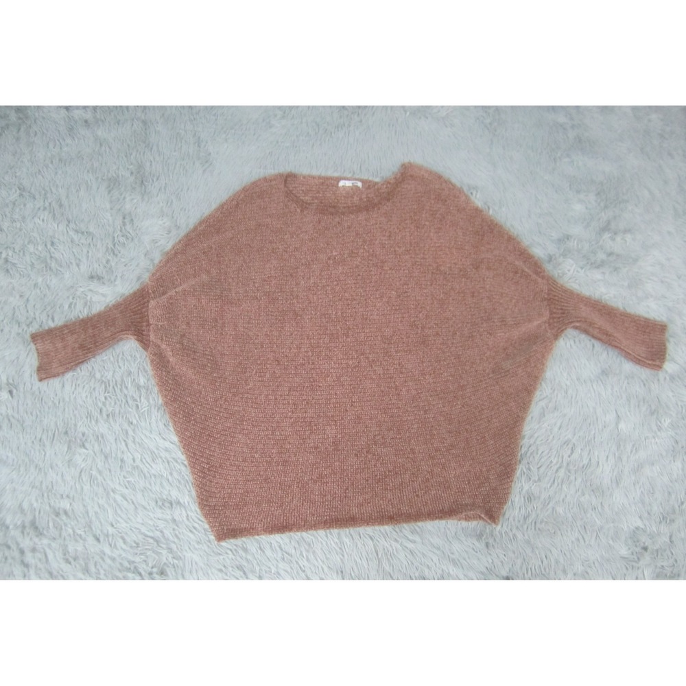 Womens‎ Medium Sweater Oversized Knitted Relaxed Fit Batwing Sleeve Fashion Nova